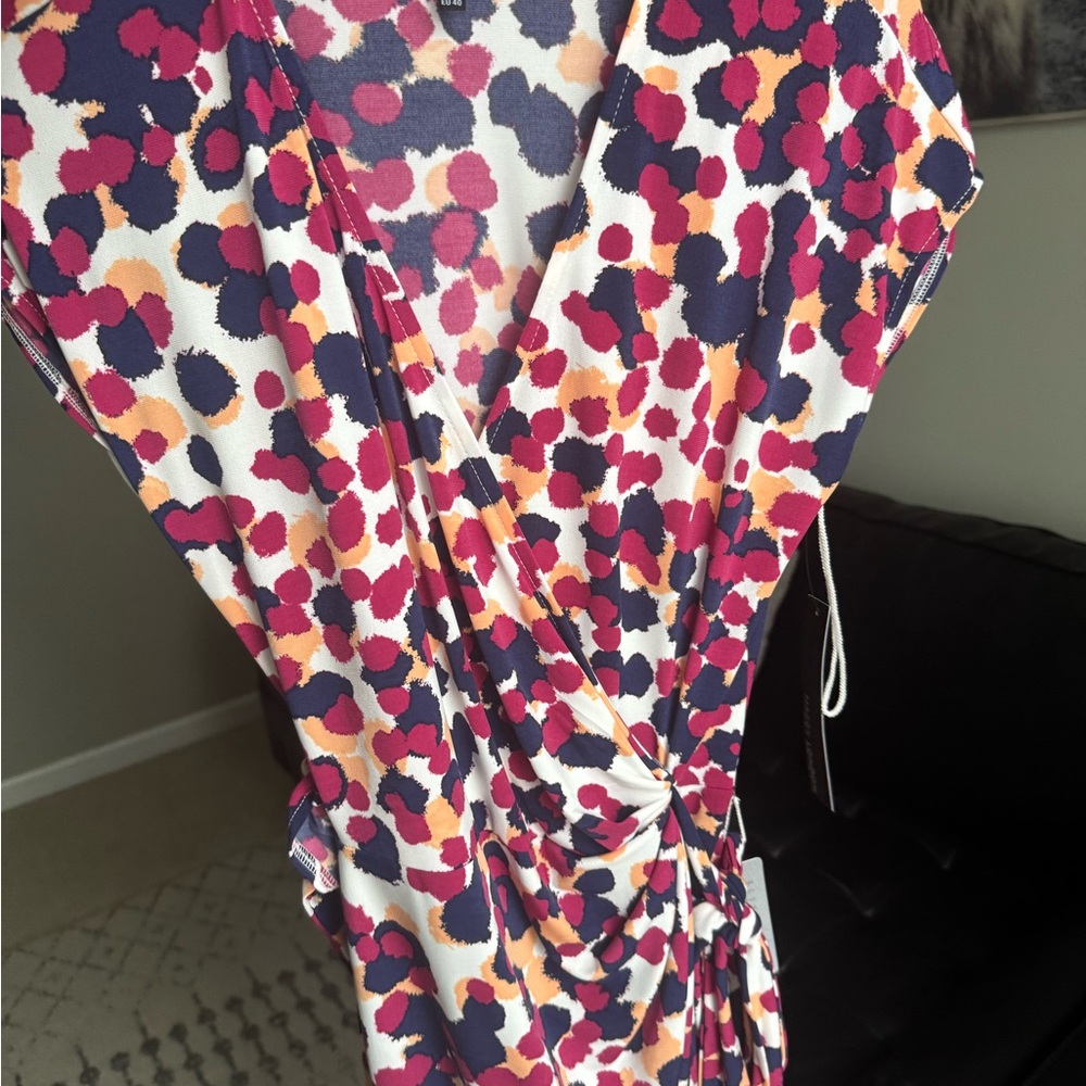 Maggy London Multicolor Abstract Dress